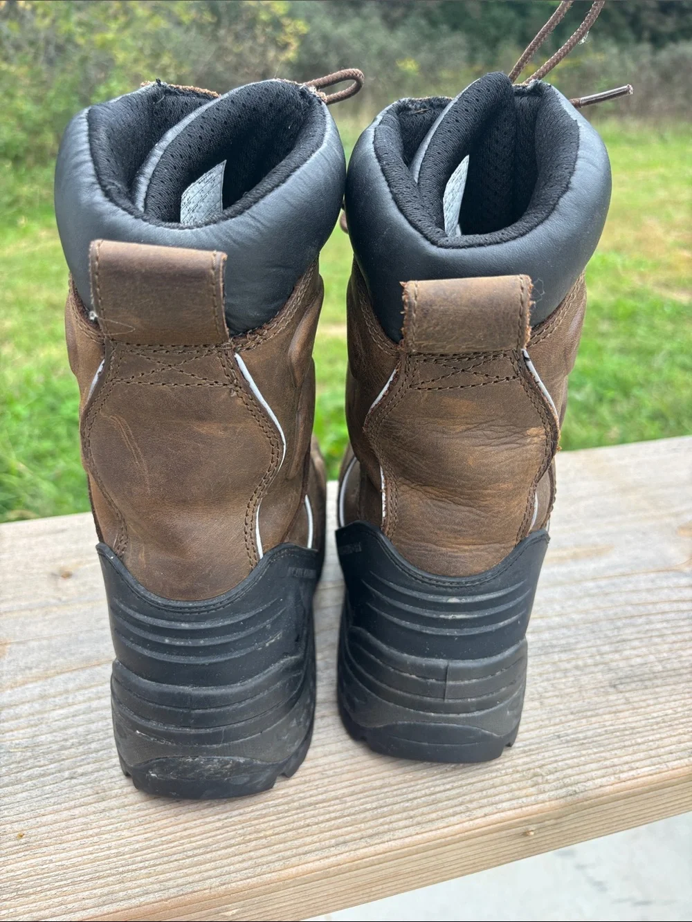 Baffin Monster 8 Mens Brown Leather Waterproof Hiking Safety Work Boots size 10